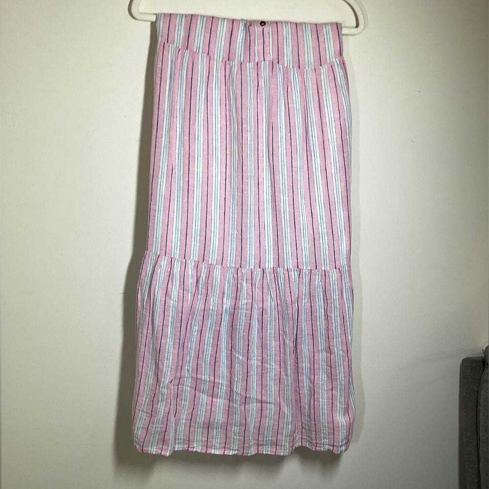 Splendid Pink and White Striped Maxi Dress - Picture 7 of 14